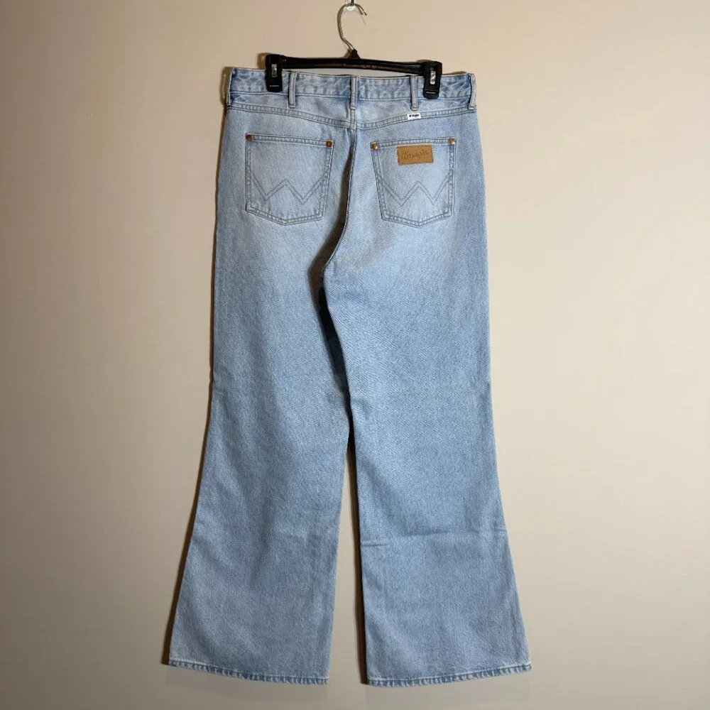 Wrangler Bonnie 683 Loose Flare High Rise Denim Jeans Women's 29x32 Blue NWOT - Picture 4 of 15